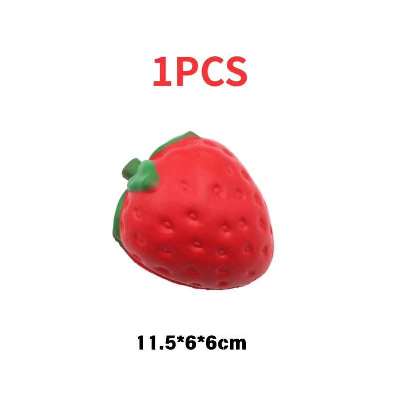 Super Jumbo Strawberry Squishy Cream Scented Slow Rising Non-Toxic Anti-Anxiety Squeeze Venting Toy for Kids Adults