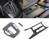 For Ford Focus   2024 ABS Carbon Fiber Center Console Water Cup Holder Cover Gear Shift Panel Decoration Car Accessories