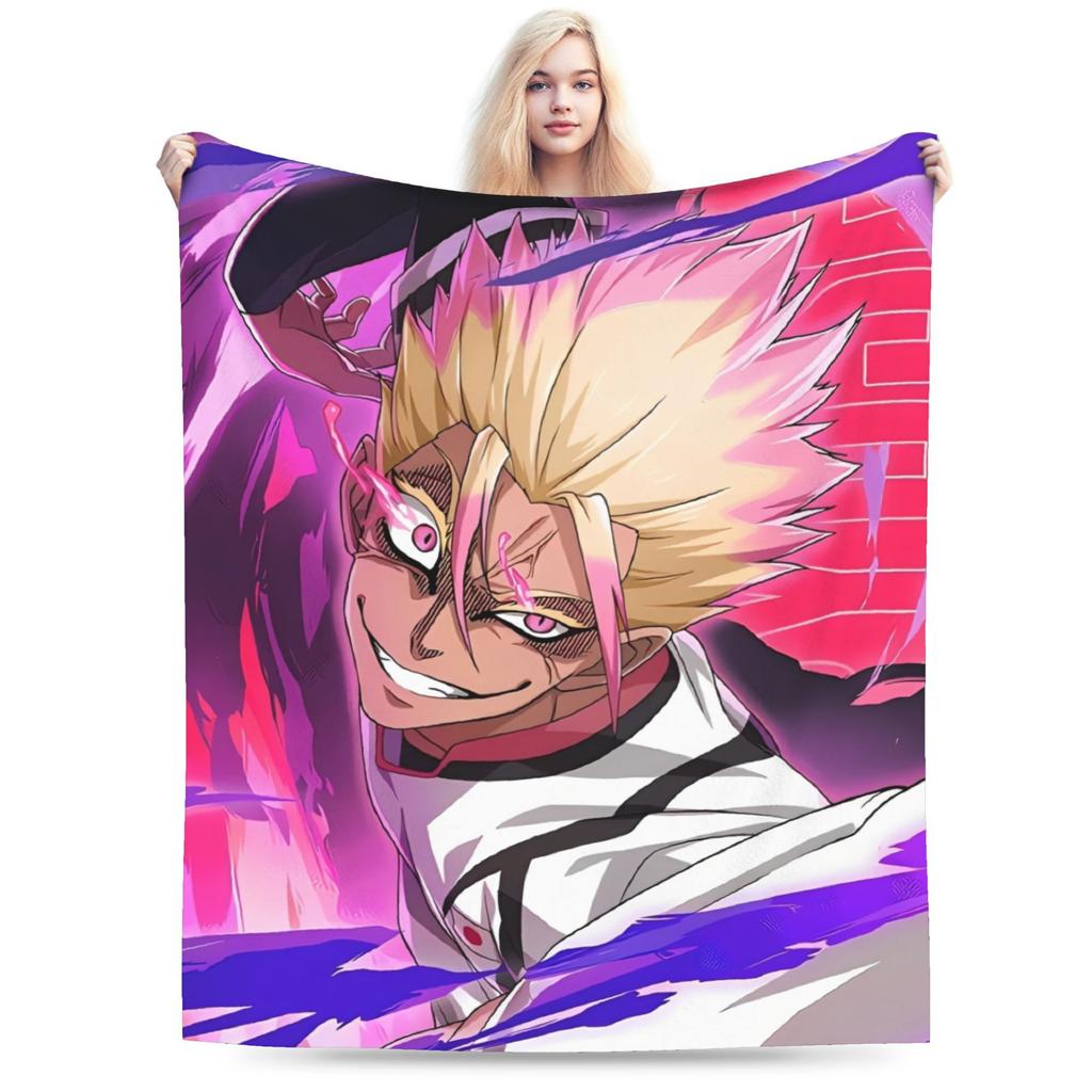 Comfort BLUEs LOCKs Shidou Ryuusei Blanket Stuff Sofa Decorative Throws And Blankets Warm Coral Fleece Plush for Couch