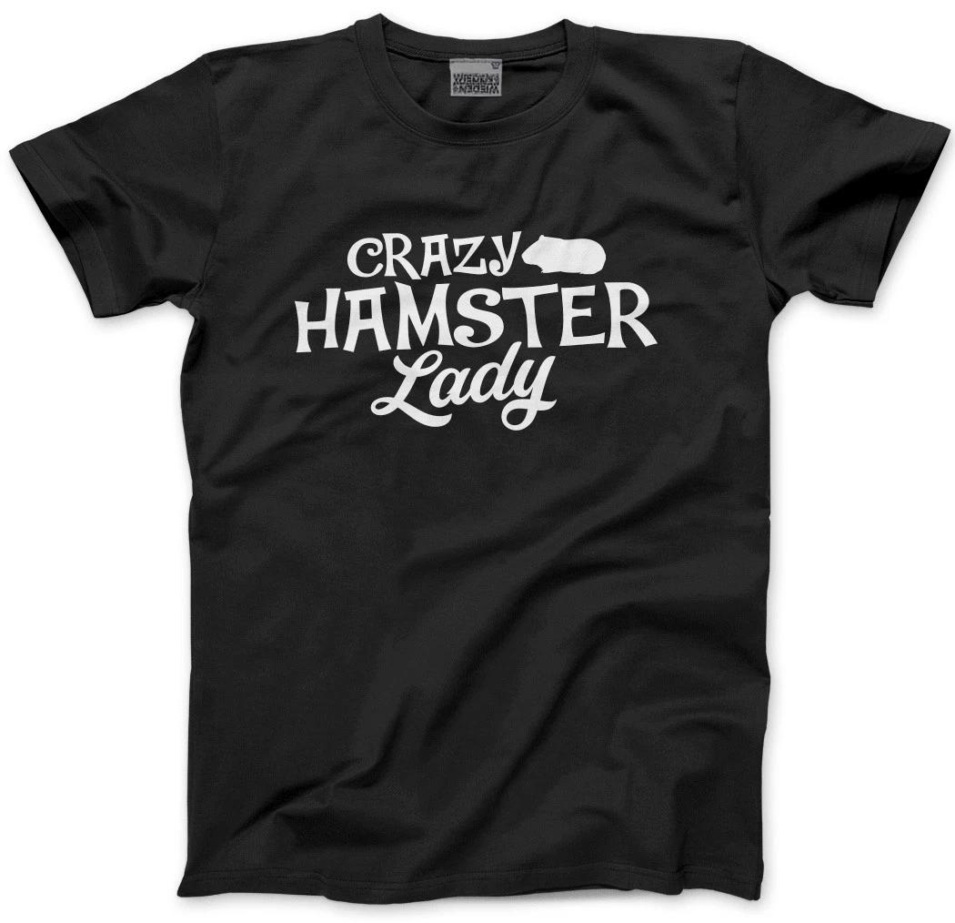 Crazy Hamster Lady - Hamster Lover Pet Owner Gift Mens Unisex T-Shirt XL