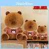 Plush Capybara Hoodie Toy Cute Cartoon Girl Child Sleeping Companion Doll Gift