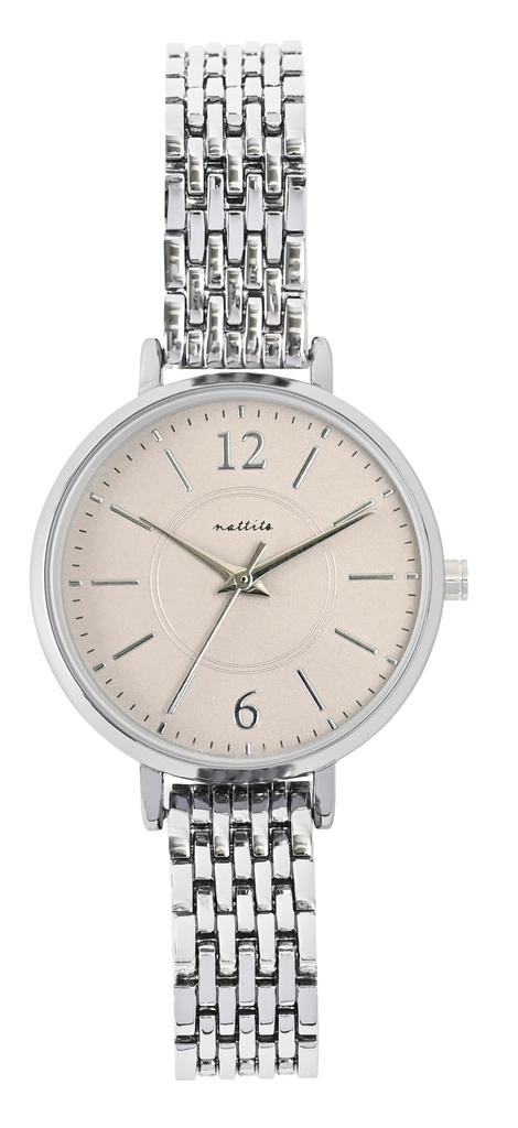 Watch Analog Metal Band Slim Simple Easy To See Opus Silver Gray [Fieldwork] Women's JN042-2