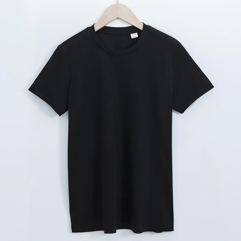 2026 High-Quality Double-Sided Liquid Ammonia Mercerized Cotton T-Shirt for Women, Summer Pure Cotton Versatile Round Neck Short Sleeve