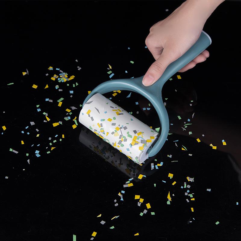 Household Standing Lint Remover Roller Lint Remover Inclined Tear-off Clothes and Clothes Dust Removal Paper Brush