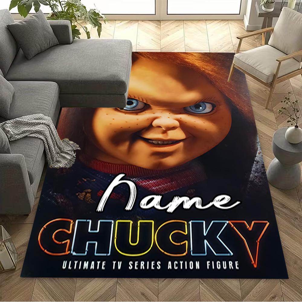 Chucky's Ultimate Series Adventure Customizable Name Carpet Design for Foyer Game Room Bedrooms Dormitory Antislip Carpet Decorate Offices