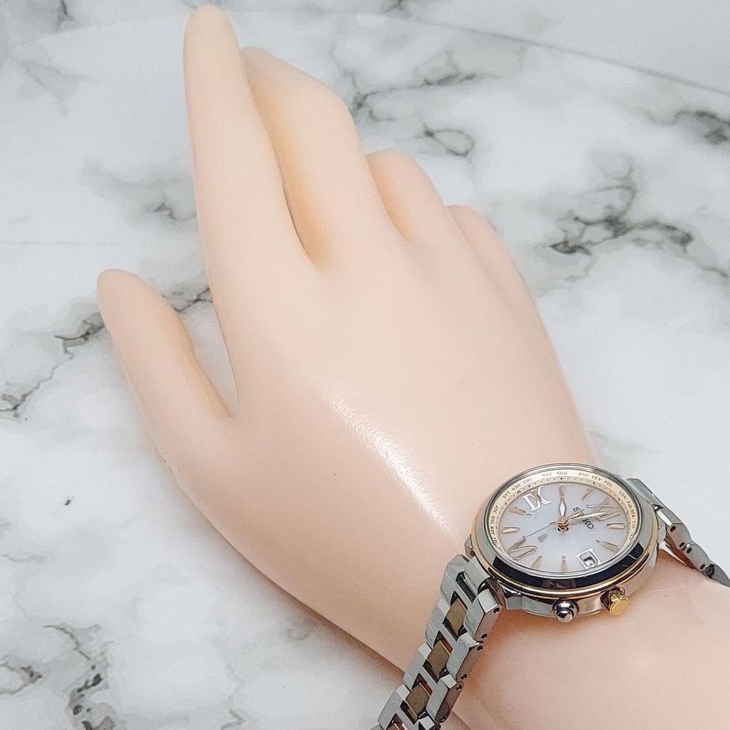 [USED] SEIKO Seiko Lukia lk Ladies' Radio Solar Date