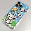 Applicable to Apple 11ProMax mobile phone case, new iphone11 advanced sense 11 silicone anti-drop hand-painted Snoopy