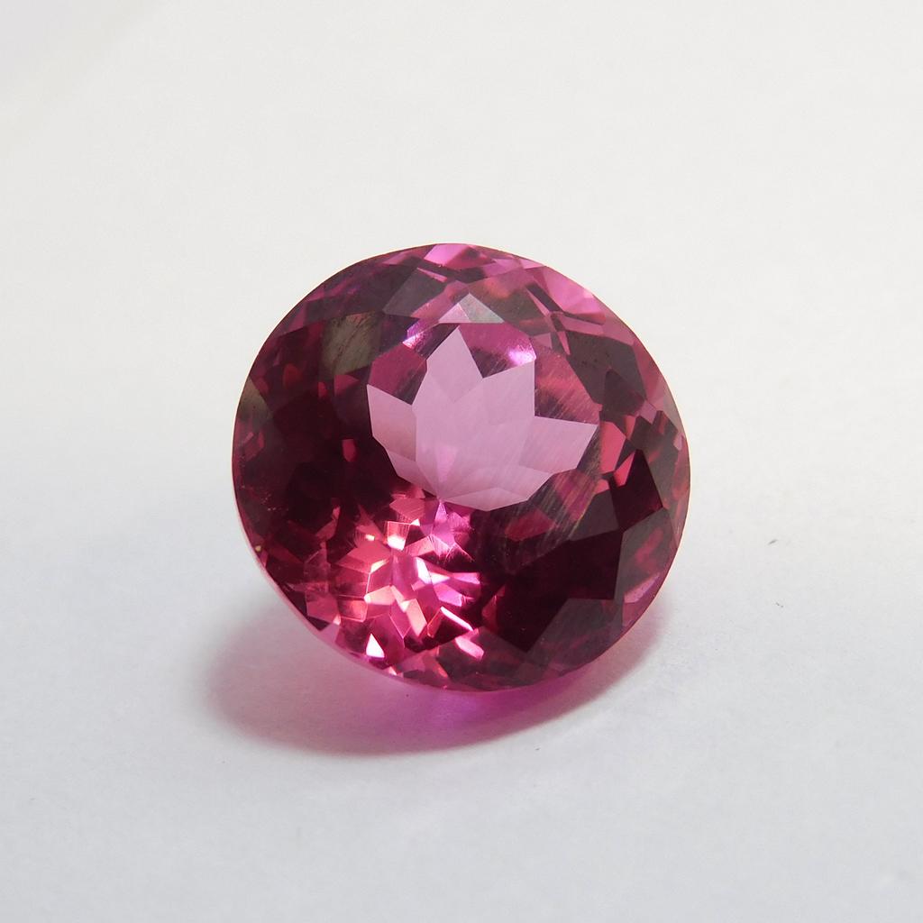 Natural Pink Sapphire Loose Gemstone 8.90 ct Fine-Looking Round Cut September Birthday Birthstone