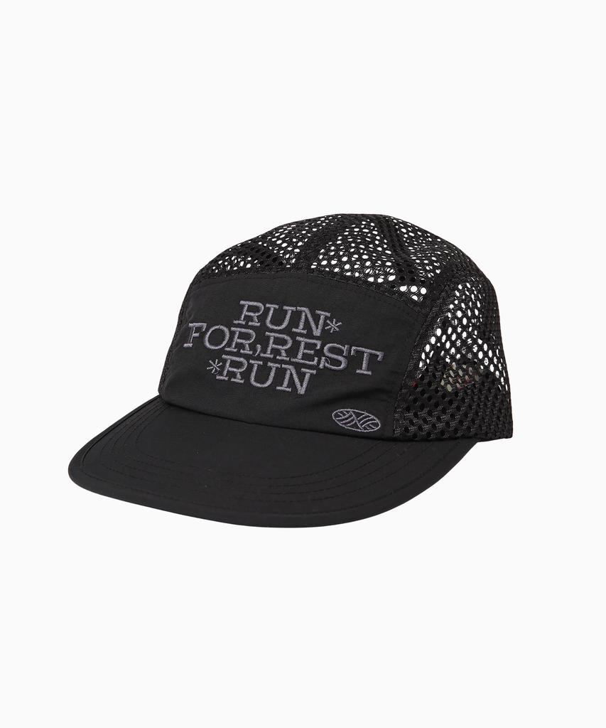 Minasu Run For Rest Run Mesh Camp Cap_Black