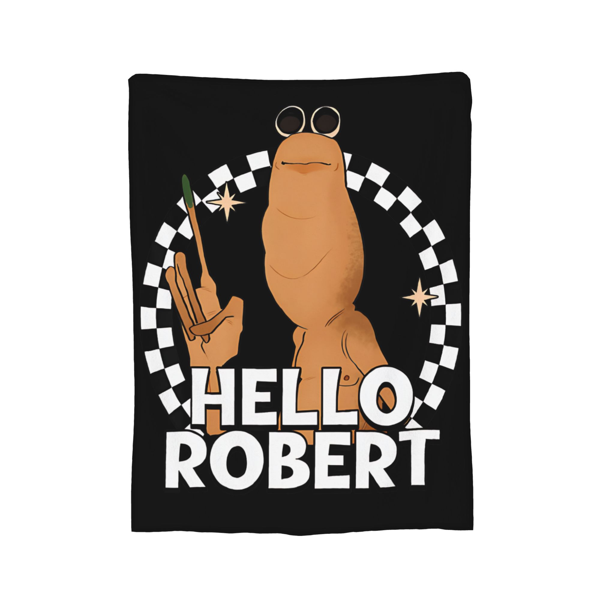 

Marcus The Worm Funny Blankets Plush Throw Blankets Airplane Travel Personalised Ultra-Soft Warm Bedsprea, 50x60in
