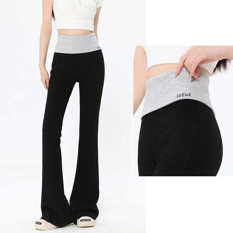 Izzue It Women's Slim Fit Micro-Flared Casual Pants