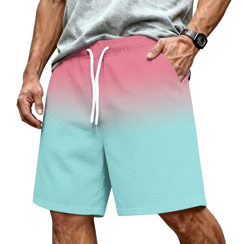 Men’s Basic Drawstring Shorts Relaxed Fit Summer Athletic Shorts Comfortable Loose Style for Everyday Wear