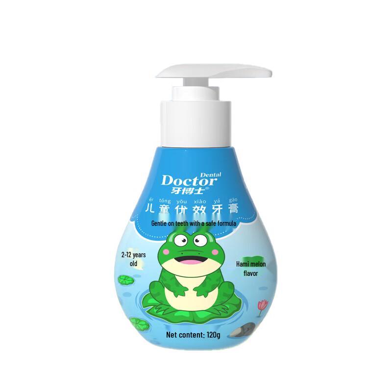 Doctor Tooth Cleo Kids Fluoride Pump Toothpaste Set with Toothbrush