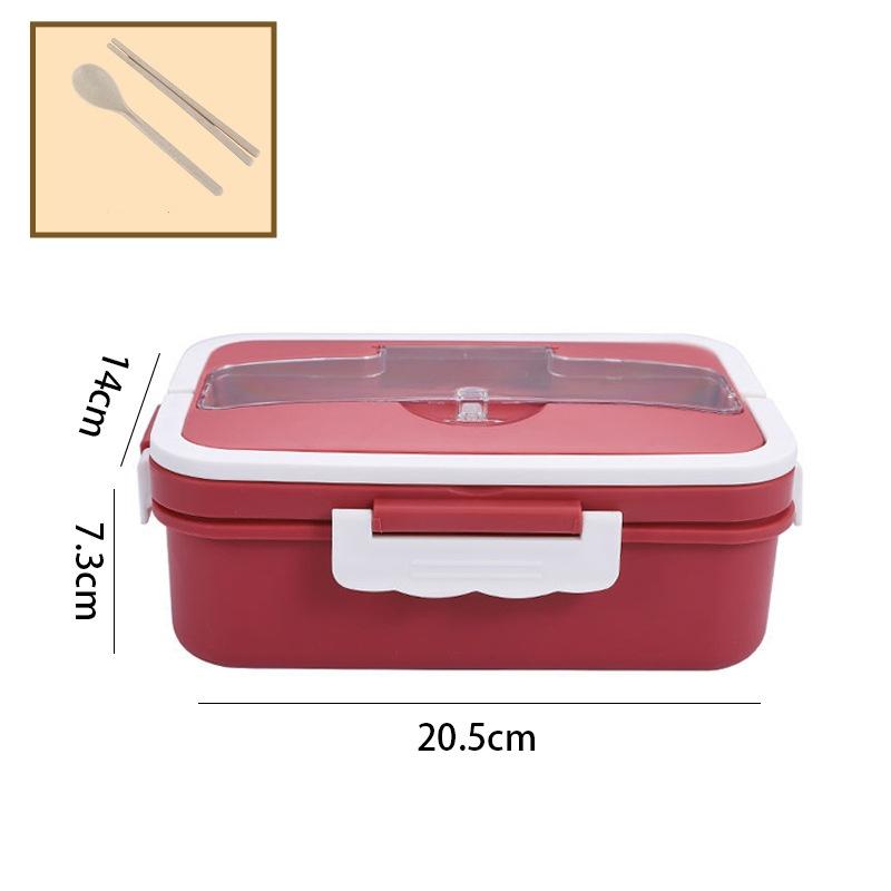 1200ml Large Capacity Lunch Box Portable Wheat Straw Bento Box Leak-proof Food Storage Container for Kids Back To School Camping