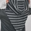 DEAR my DEER DEAR DR HOODED MUFFLER (BLACK STRIPE)