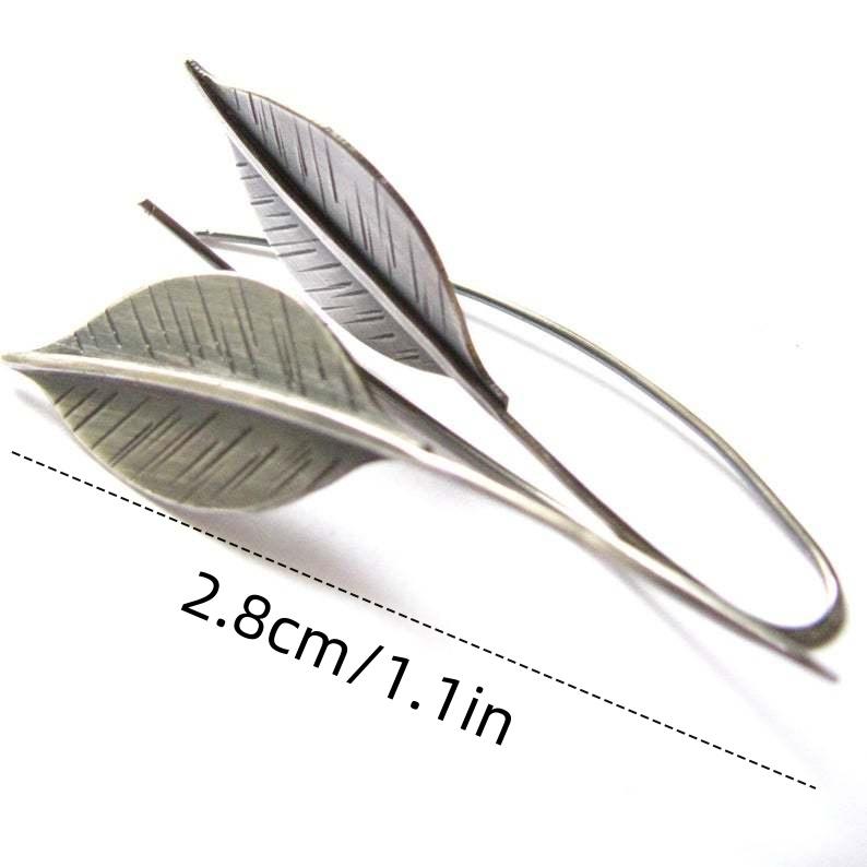 2022 New Simple Geometric Long Hook Earrings Ladies Ethnic Personality Antique Triangle Metal Spiral Earrings Jewelry