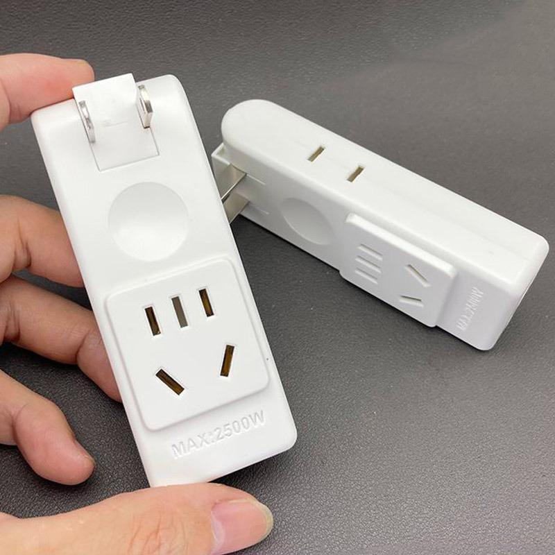 One-to-Multiple Plug Adapter with Switch 180 Degree Rotation US Electrical Socket Travel Aadapters Household Socket Converter