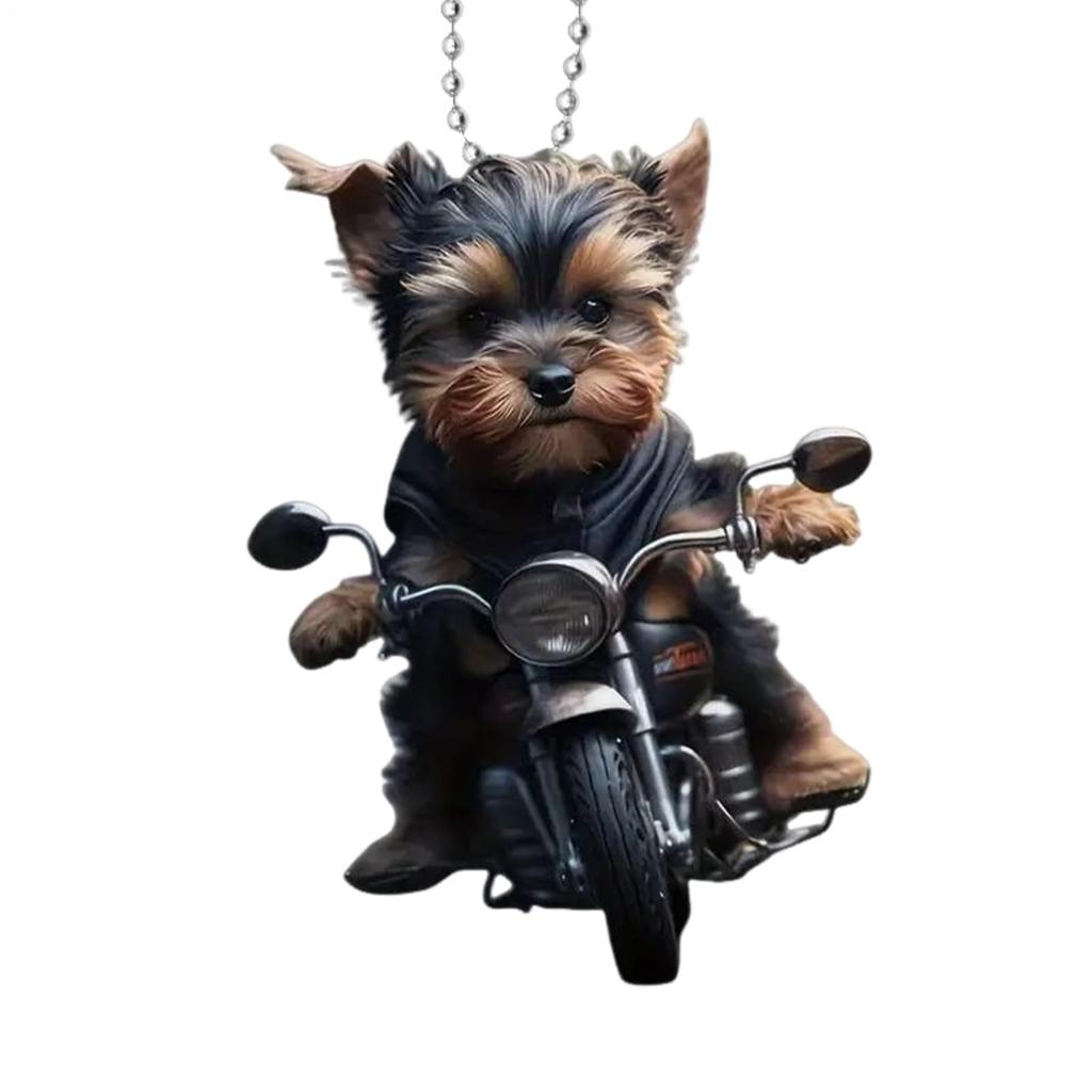Dog Car Decoration, Car Mirror Decoration Dog | Decorative Car Accessories, 2D Acrylic Track