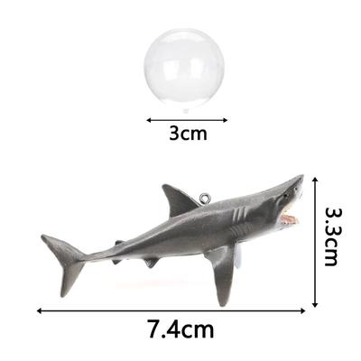Ornements flottants créatifs pour aquarium, figurine de requin, décoration pour aquarium, artisanat, aménagement paysager d'animaux sous-marins