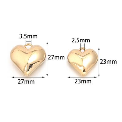 10pcs/lot Love Heart CCB Charms Plastic Charms Pendants For Jewelry Making DIY Handmade Bracelets Necklace Earrings Accessories