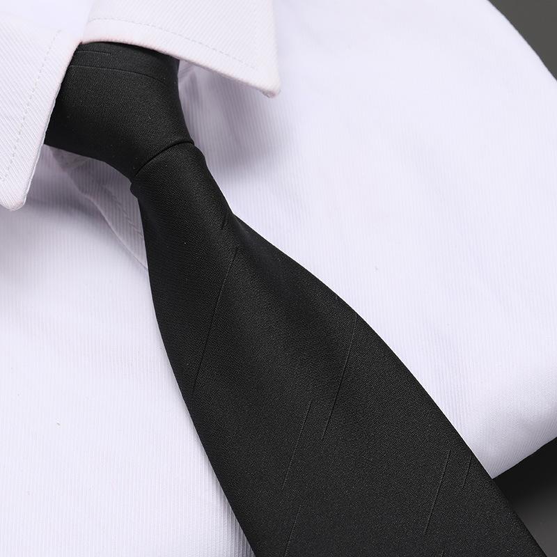 No Black Zipper Men'S Professional Dress Tie Business Casual Wedding Groom Korean Version Of A Pull Tie