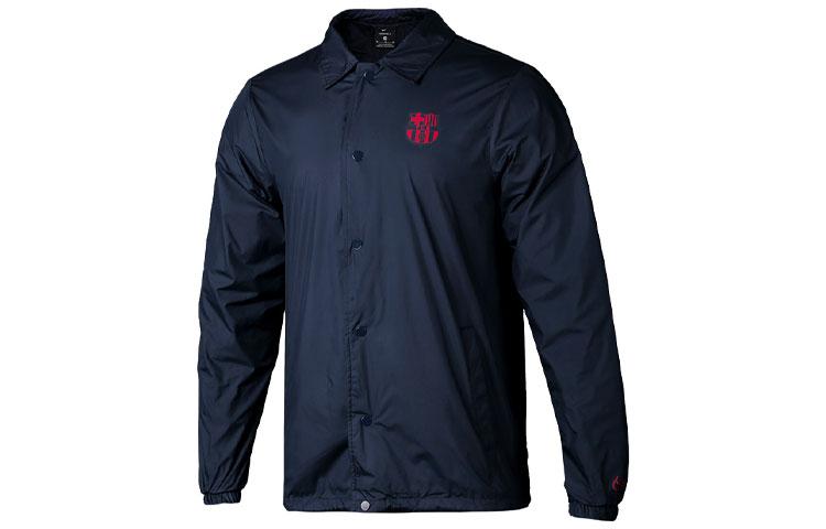 Nike Jackets Men s Dark Blue Lapel Moderate Other AT4467-451 M
