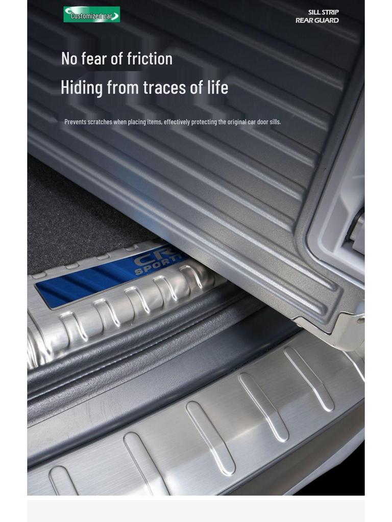 Honda 2024 UR-V, Avancier, XR-V Accessories: Trunk Protector & Door Sill Strip Enhancements.