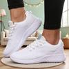 Damen Freizeitschuhe Atmungsaktives Mesh Leichtgewicht Schnür-Sneakers Bequem Modisch Rutschfest Fitness Damen Tennis-Sneakers