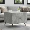 Coffee Table Concrete Grey 49 x 50 x 40 cm Particleboard