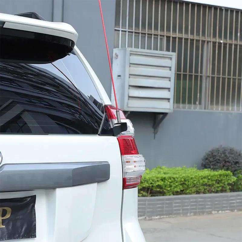 Car Tailgate Antenna Flagpole Bracket For Toyota Land Cruiser Prado FJ150 150 2010-2023 Antenna Flagpole Mounting Metal Base