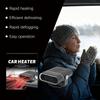Car Heaters For Vehicle 150W Fast Heating 360 Degree Rotation 12V Portable Car Heater And Defroster For Indoor Outdoor Garage
