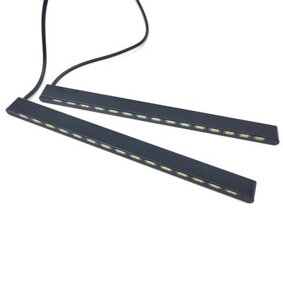 2pcs Ultra-Thin Car Fog Strip White LED DRL Driving Daytime Running Light Lamp
