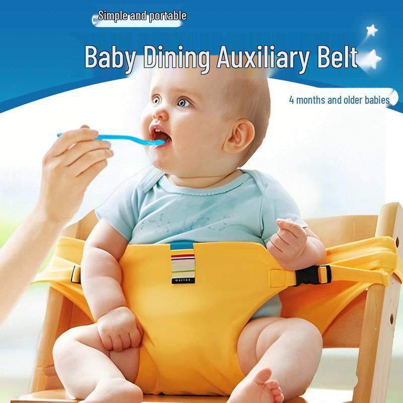 

Universal Baby High Chair Safety Strap - Secure Dining Waist Belt for Infants Basic Package [Clear OPP Bag] зелений