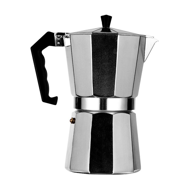 Moka Pot Italian Coffee Machine Espresso Aluminum Geyser Coffee Maker Kettle Latte Stove Classic Coffee Barista Accessories