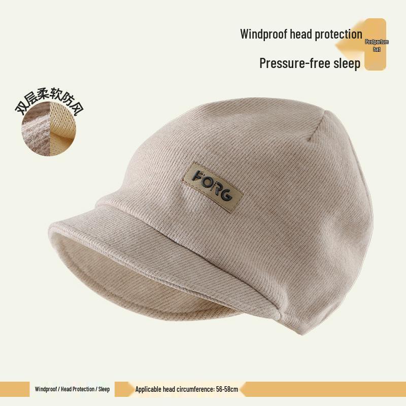 2025 Women's Knit Turban: Compact, Foldable, Versatile Slouchy Hat for Spring & Summer - Enhances Small Face & Cute Style