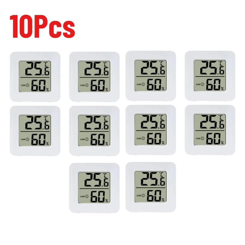 Digital Hygrometer Thermometer Indoor Thermometer Temperature Gauge Mini LCD Weather Station Sensor For Home Room Humidity Meter 2