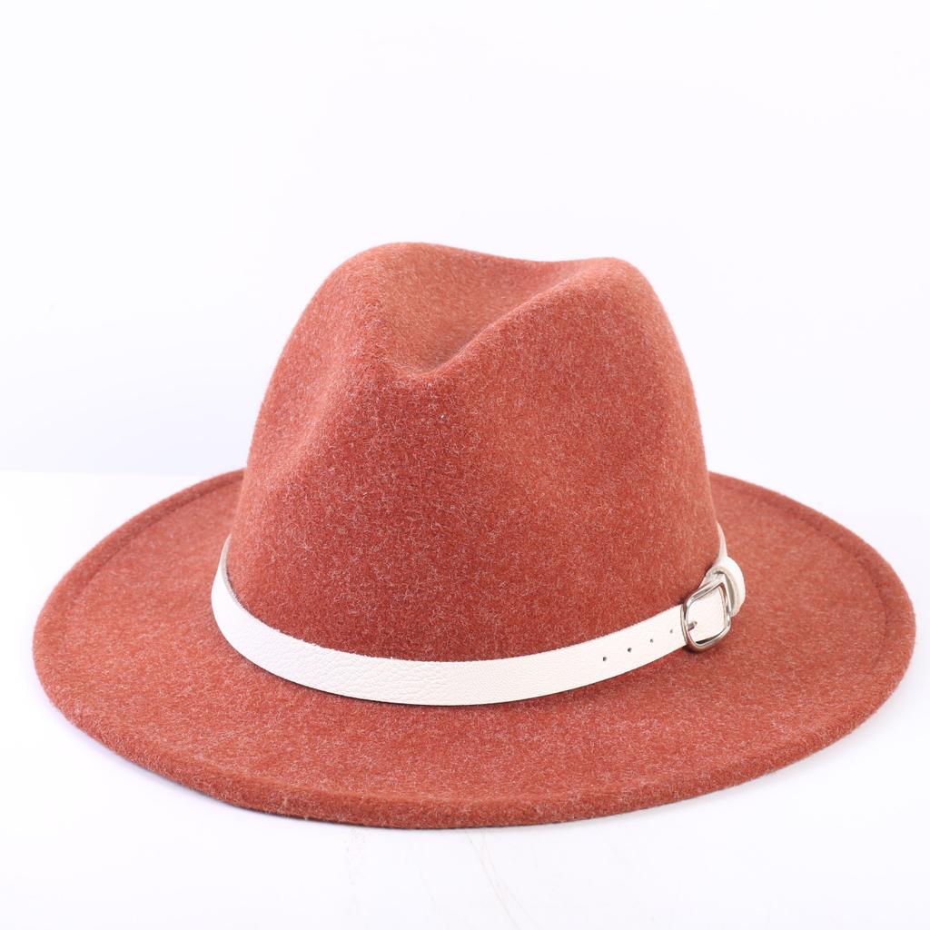 Popular European and American high-end wool top hat, men's and women's fashion versatile elegant top hat jazz hat
