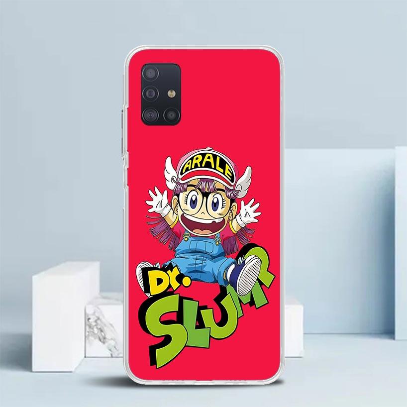 Arale Dr Slump Soft Cover for Samsung Galaxy A12 A22 A32 A52 A72 A02S Phone Case Note 20 Ultra 10 S10 Plus A51 A71 A50S A20S A10