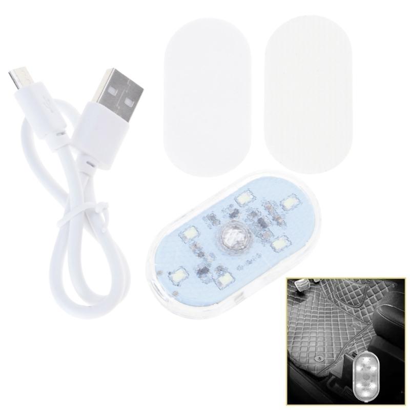 Adjustable Brightness Rechargeable Car Atmosphere LED Light with Touch Operation and Eye Friendly Illumination for Trips