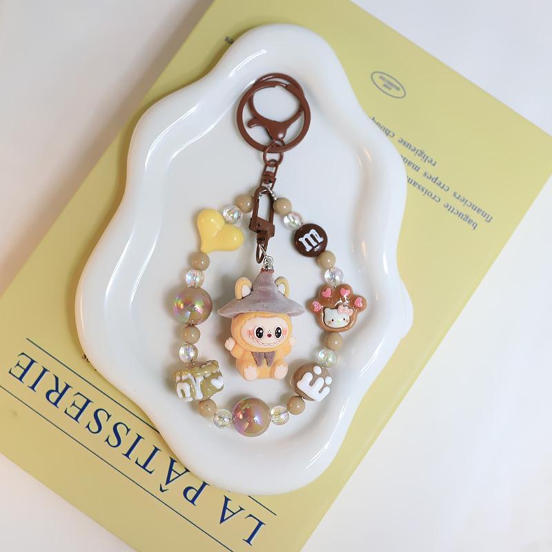 Cartoon Rabbit Keychain Pendant Cute Little Dinosaur Silicone Cute Bag Pendant Accessories Girlfriend Couple Gift