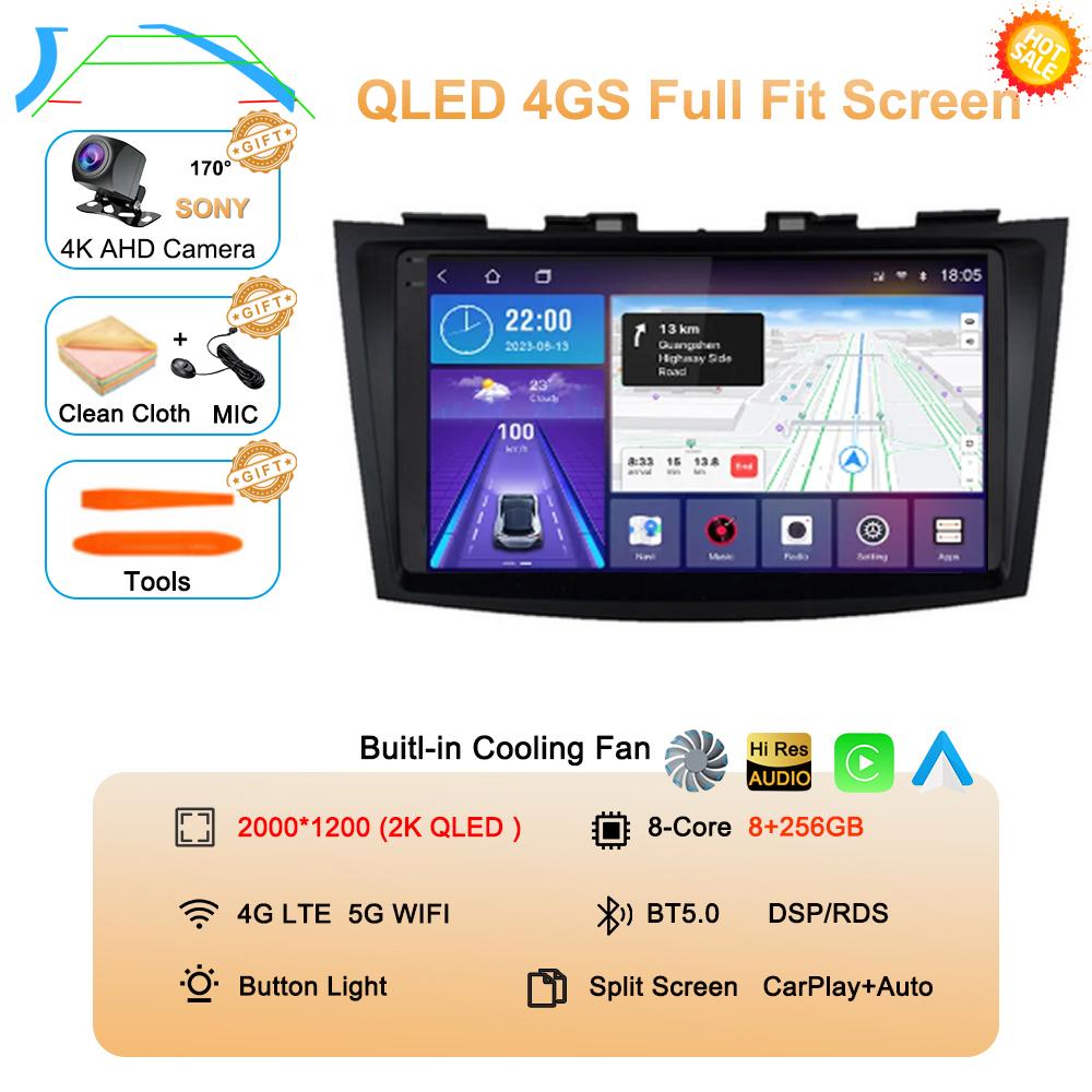 Android 14 Car Radio Stereo For Suzuki Swift 4 2011 2012 2013 2014 -2016 Multimedia Video Player 2 Din Auto Audio G Stereo Audio
