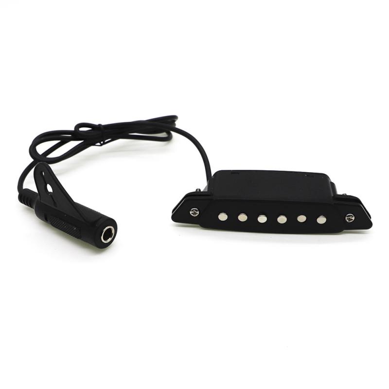 

Звукосниматель для акустической гитары SH85 с 6 отверстиями и соединительным кабелем из амортизирующего пенопласта