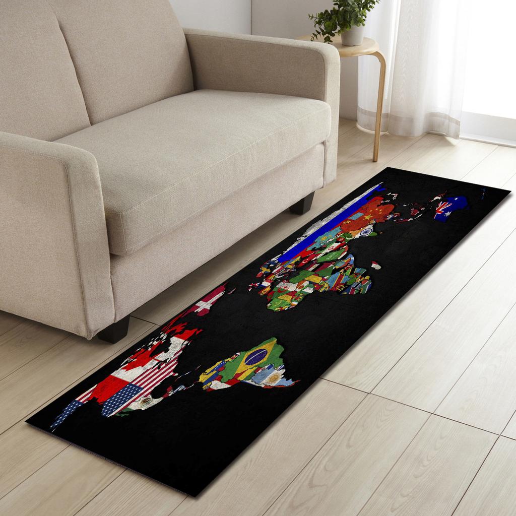 Kitchen Sand Wardrobe Shoe Cabinet Long Floor Mat