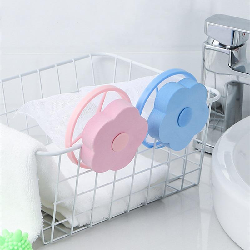 Washing Machine Hair Removal Floating Pet Fluff Filter Reusable Mesh Dirty Collection Bag