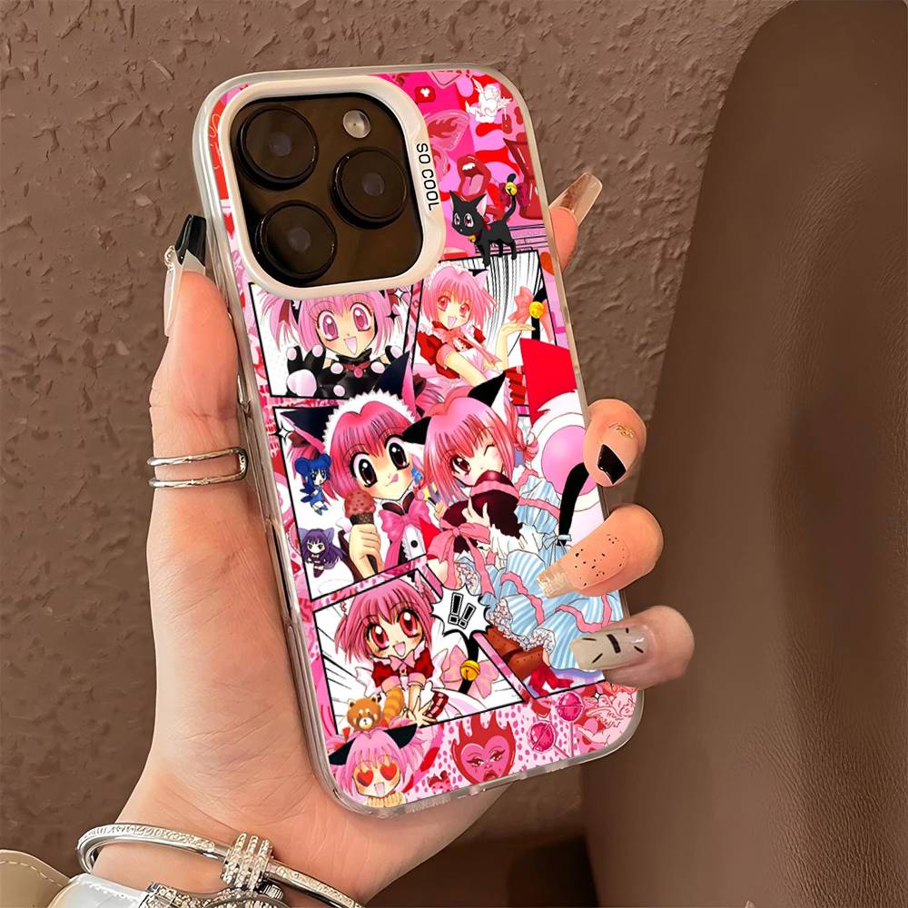 Tokyo Mew Mew Anime Phone Case For IPhone 16 15 14 13 12 11 17 Pro MAX Plus Pro Matte Shockproof Cover