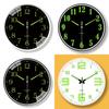 Minimalist Quartz Wall Clock With Luminous Hands For Bedroom Use