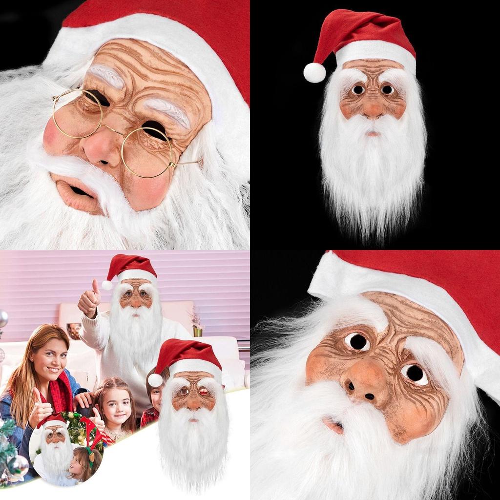 Specially Designed Santa Claus Masque For Cosplay Stage Performances And Holiday Parties