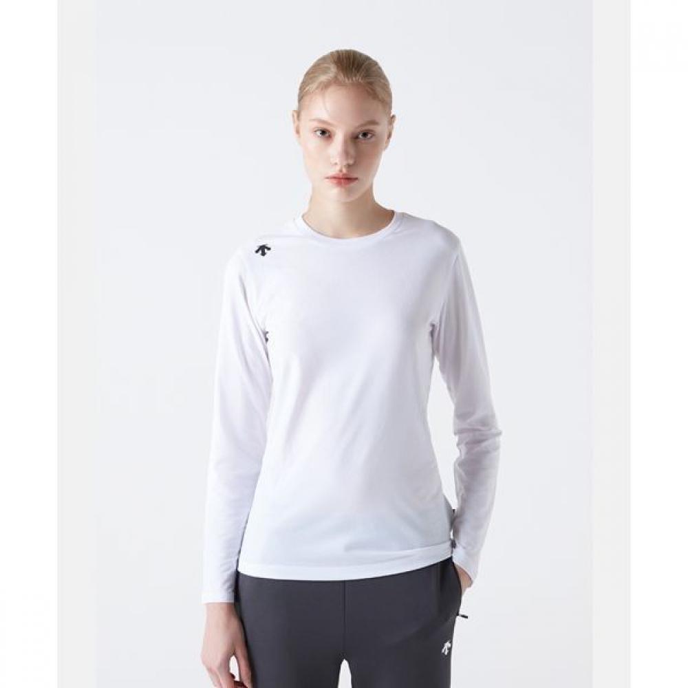

Футболка с длинным рукавом DescenTe Tough белая WHT0WHITE/100