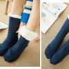 Winter Fuzzy Women Socks Plush Anti Non Slip Grip Soft Thick Fluffy Thermal Female Floor Short Sock