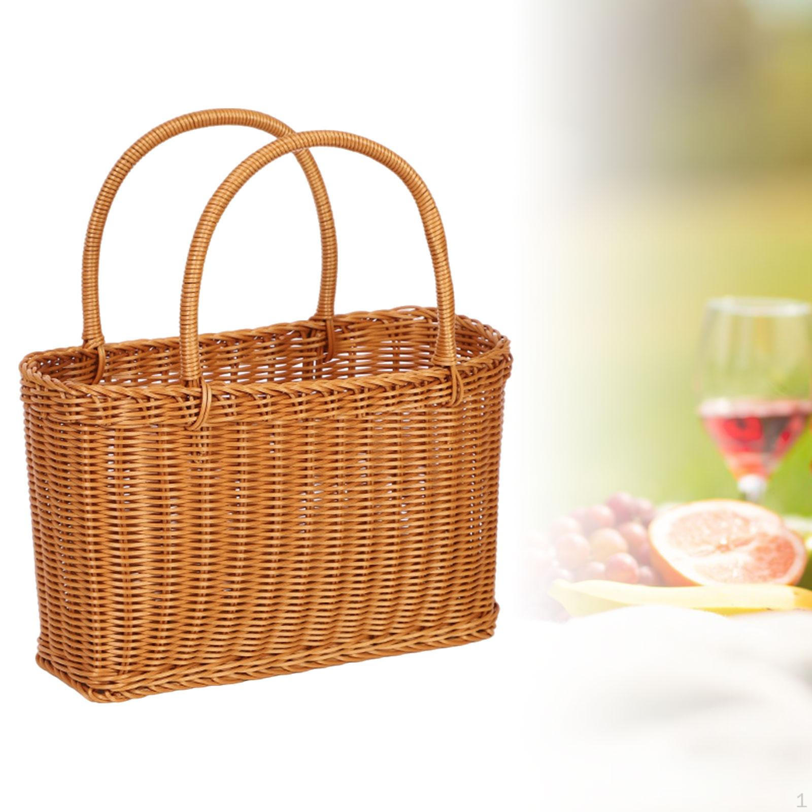Elegant Handcrafted Storage Baskets - Versatile Home and Office Organizer Hard Handle S 1390₽
